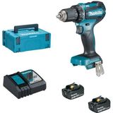 Makita DDF485RFJ 18 Boor- en schroefmachine brushless 3,0 Ah accu (2 st), snellader, M-box