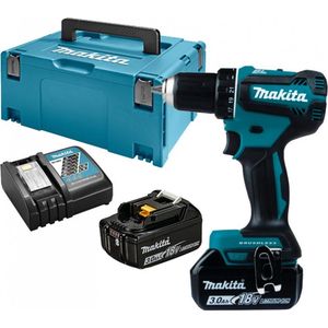Makita Gereedschap - 18V ACCU-Boor/schroefmachine, 2x accu 3,0 Ah LXT, lader DDF485RFJ