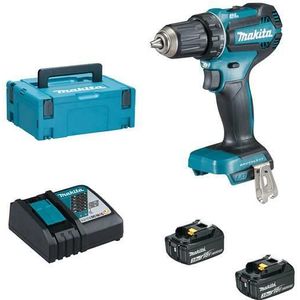 Makita DDF485RFJ 18 Boor- en schroefmachine brushless 3,0 Ah accu (2 st), snellader, M-box