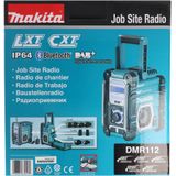 Makita DMR112 Accu Bouwradio FM DAB  7,2V-18V / 230V