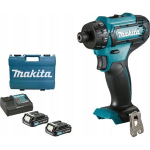 Makita boor-/schroefmachine DF033DSAE 12 V 2 x accu 2 Ah