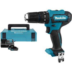 Makita HP333DSAJ | 12 V Max | Klopboor-/schroefmachine | 2,0 Ah accu (2 st) | lader | in Mbox - HP333DSAJ