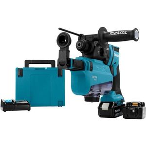 Makita DHR182TWJU Accu Combi Boorhamer 18v | 5.0Ah in Mbox met stofafzuiging