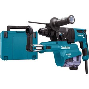 Makita HR2652J 230 V Combihamer met stofafzuigunit in Mbox - HR2652J