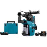 Makita DHR243RTJW Accu Combihamer SDS  met Snelwisselboorkop 2J incl. Stofafzuiging 18V 5.0Ah in Mbox