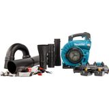 Makita DUB363PT2V 36V (2x 18V) Li-Ion accu bladblazer set (2x 5.0Ah accu) - 194 km/h