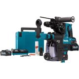 Makita HR002GM204 Accu Combihamer SDS  met Snelwisselboorkop 2,8J incl. Stofafzuiging AWS XGT 40V Max 4.0Ah in Mbox