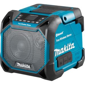 Makita DMR203 18V Li Ion Accu Bluetooth speaker werkt op netstroom & accu