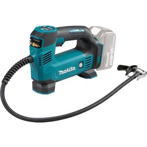 Makita Compressor 18 V Zwart en Blauw - Compacte Luchtpomp met Adapters