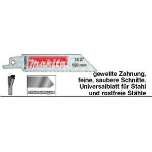 Makita P-04874 Reciprozaagblad - 100 x 1,4mm - RVS/Metaal (5st)