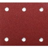 Makita - P-33093 - Vlak Schuurvel - Rood - 114 X 102mm - 10 Stuks