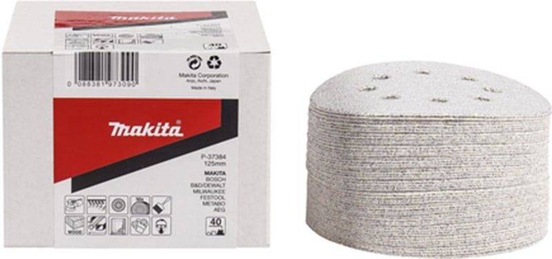 Makita P-37390 Schuurvellen - 125mm - K60 - Hout - 50 Stuks