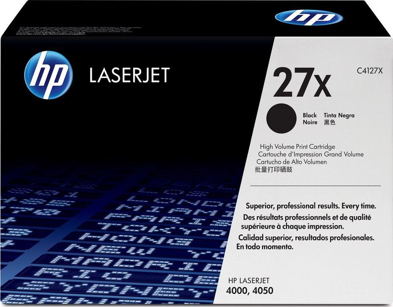 HP 27X tonercartridge 1 stuk(s) Origineel Zwart