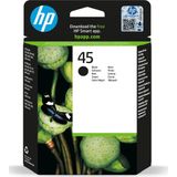 HP - 45 - Inktcartridge - Zwart - Origineel - 42 ml