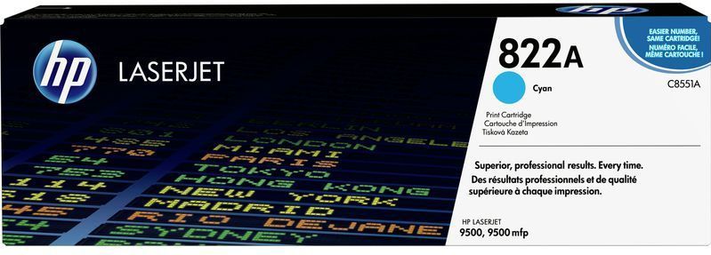 HP 822A (C8551A) toner cyaan (origineel)