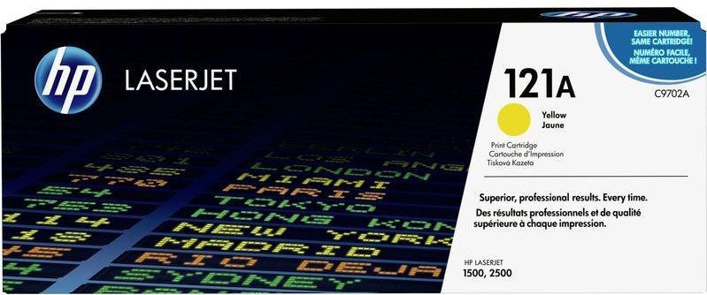 HP Cartouche d'impression jaune Color LaserJet C9702A avec technologie d'impression intelligente tonercartridge 1 stuk(s) Origineel Geel