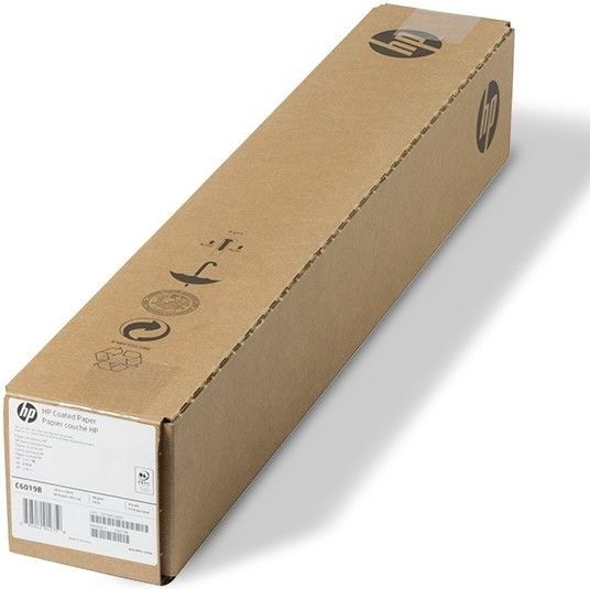 HP - C6019B - Inkjetpapier - Helderwit - Coated - 610mm x 45,7m