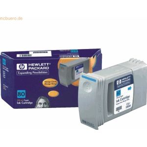 HP 80 175-ml Yellow DesignJet Ink Cartridge inktcartridge 1 stuk(s) Origineel Normaal rendement Geel