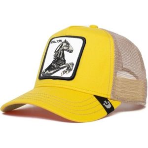 Goorin Bros Pet - The Stallion Trucking - One Size - Geel - Trucker Cap Heren - Pet Heren Volwassenen - Pet Dames - Petten - Trucker Cap Heren