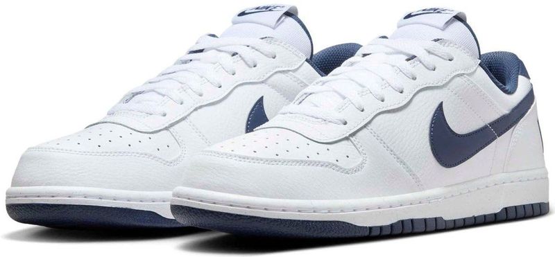 Nike Big Low - Sneakers - Zwart - Leer - Rubber Buitenzoal