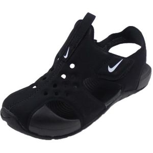 Nike sunray protect 2 sandalen in de kleur zwart/wit.