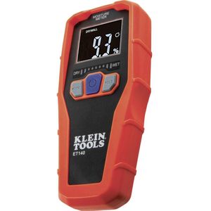 Klein Tools ET140 Materiaalvochtmeter Meetbereik bouwvochtigheid 0 tot 100 %Vol. Meetbereik houtvochtigheid (bereik) 0 tot 55 %Vol. Voor hardhout