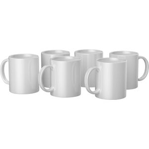 Cricut Tassen "Mug White", 425 ml - 6 Stück