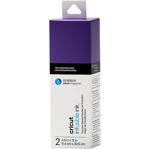 Cricut Infuusbare Inkt Transfervellen 11.4 X 30.5 Cm - Violet (2 Vellen)