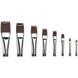 Winsor & Newton Galeria acrylverfpenseel plat lange steel (nummer 22)