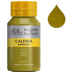 Winsor & Newton Galeria acrylverf 294 green gold (500 ml)