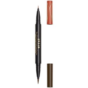 Stila Stay All Day® Dual-Ended Waterproof Liquid Eye Liner Eyeliner, Dark Brown, 1 ml