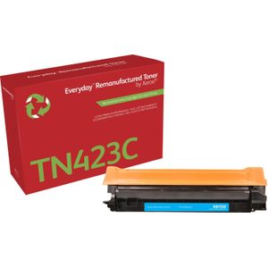 Everyday ™ Cyaan Remanufactured Toner van Xerox compatible met Brother (TN423C), High capacity