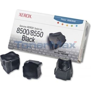 Xerox - 108R00668 - Solid Ink - Zwart - 3 Stuks