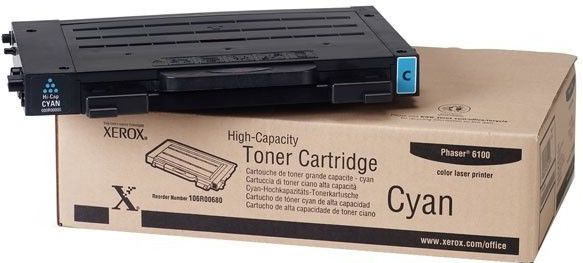 Xerox 106R00680 toner cyaan hoge capaciteit (origineel)