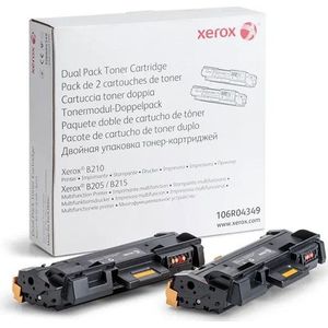 Xerox - 106R04349 - Toner Cartridge - Zwart - 2 Stuks - Hoge Capaciteit