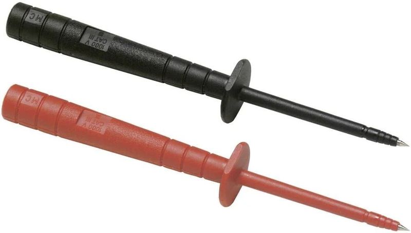 FLUK testpen/klem testpen Meetpen., rd. en zw, busdiam 0.5mm