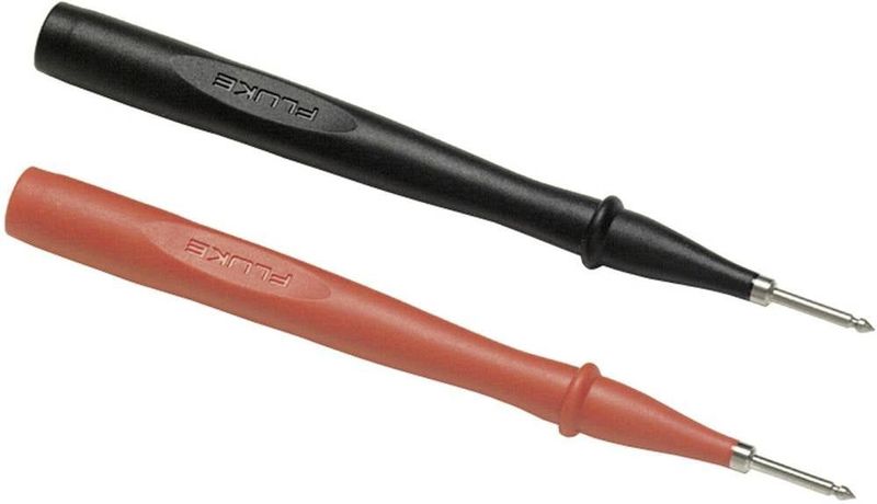 Fluke TP2-1 Veiligheids-testpuntenset - Zwart, Rood - Steekaansluiting 4 mm - CAT II 1000 V