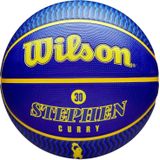 Wilson NBA Player Icon Stephen Curry Outdoor Ball WZ4006101XB7, Unisex, Blauw, basketbal, maat: 7