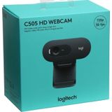 Logitech C505e webcam zwart