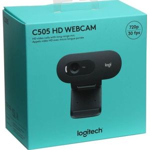 Logitech C505e Webcam - 1280 x 720 HD - Zwart
