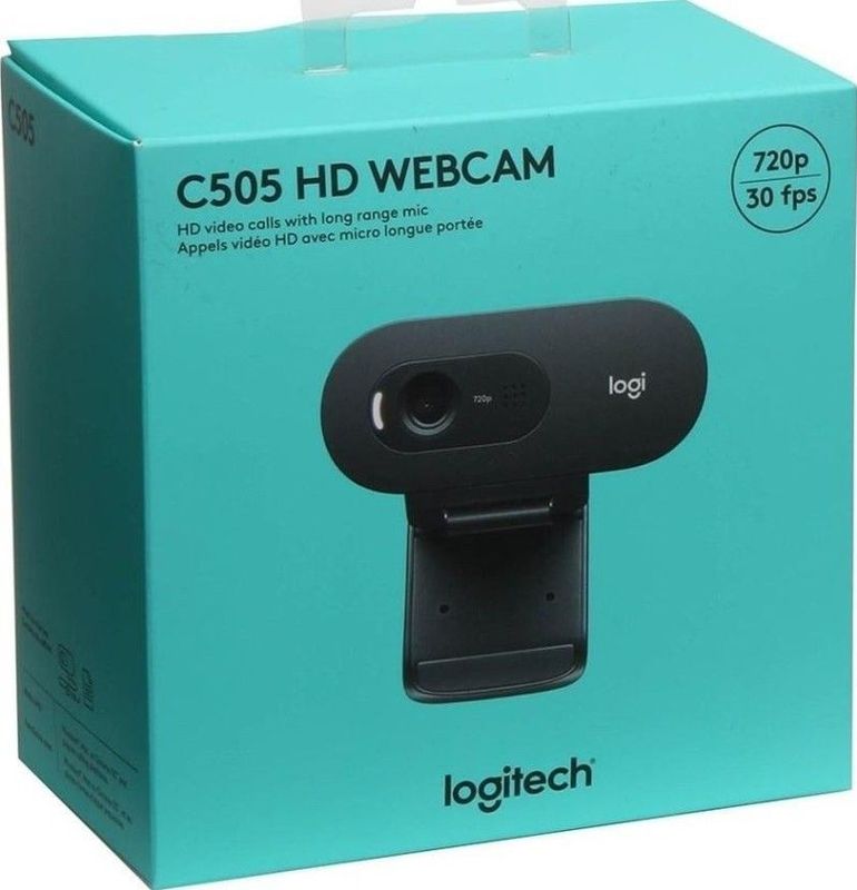 Logitech C505e Webcam - 1280 x 720 HD - Zwart