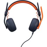 Logitech - Zone Learn - Headset - Blauw, Oranje - Bedraad - USB Type-C