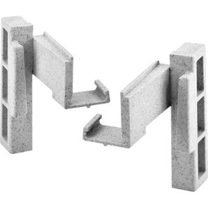 Hoekkoppeling, voor premium inhaakstelling, VE = 2 stuks