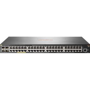 Hewlett Packard Enterprise - HPE Aruba 2930F - Managed Network Switch - Grijs - 48G PoE+4SFP