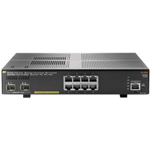 Hewlett Packard Enterprise - HPE Aruba 2930F - Switch - Grijs - 8G PoE+2SFP