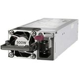 Hpe - Power Supply - 500W - Grijs - 80 Plus Platinum