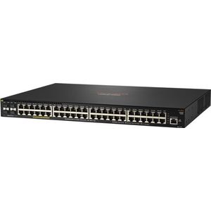 Aruba - 2930F - Netwerkschakelaar - Zwart - 48 PoE+ Poorten - 4 SFP Slots