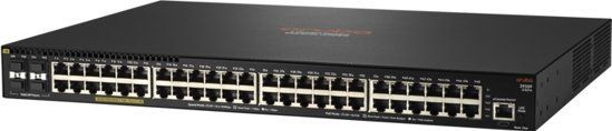 Aruba - 2930F - Netwerkschakelaar - Zwart - 48 PoE+ Poorten - 4 SFP Slots