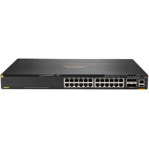 HPE Aruba 6300M - 24G POE Switch - Zwart - 24 Gigabit Ethernet-poorten