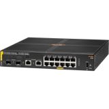 Hewlett Packard Enterprise Aruba 6100 12G Class4 PoE 2G/2SFP+ 139W Managed L3 Gigabit Ethernet (10/100/1000) Power over Ethernet (PoE) 1U Zwart